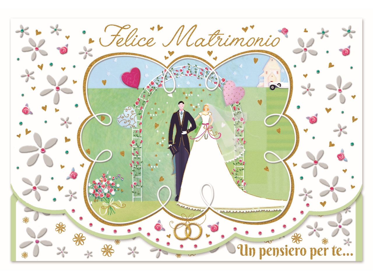 BIGLIETTO P.SOLDI MATRIMONIO FE10205PS/C