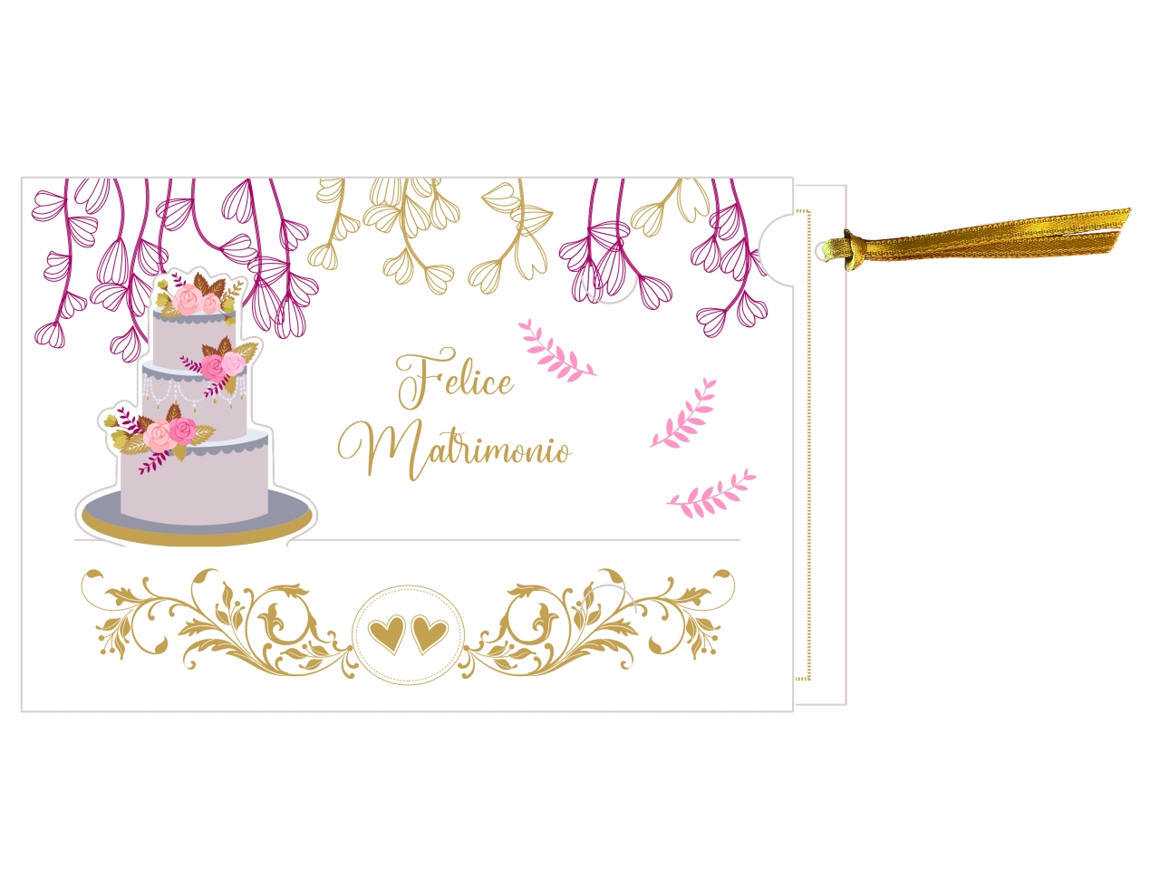 BIGLIETTO P.SOLDI MATRIMONIO FE10207PS/A