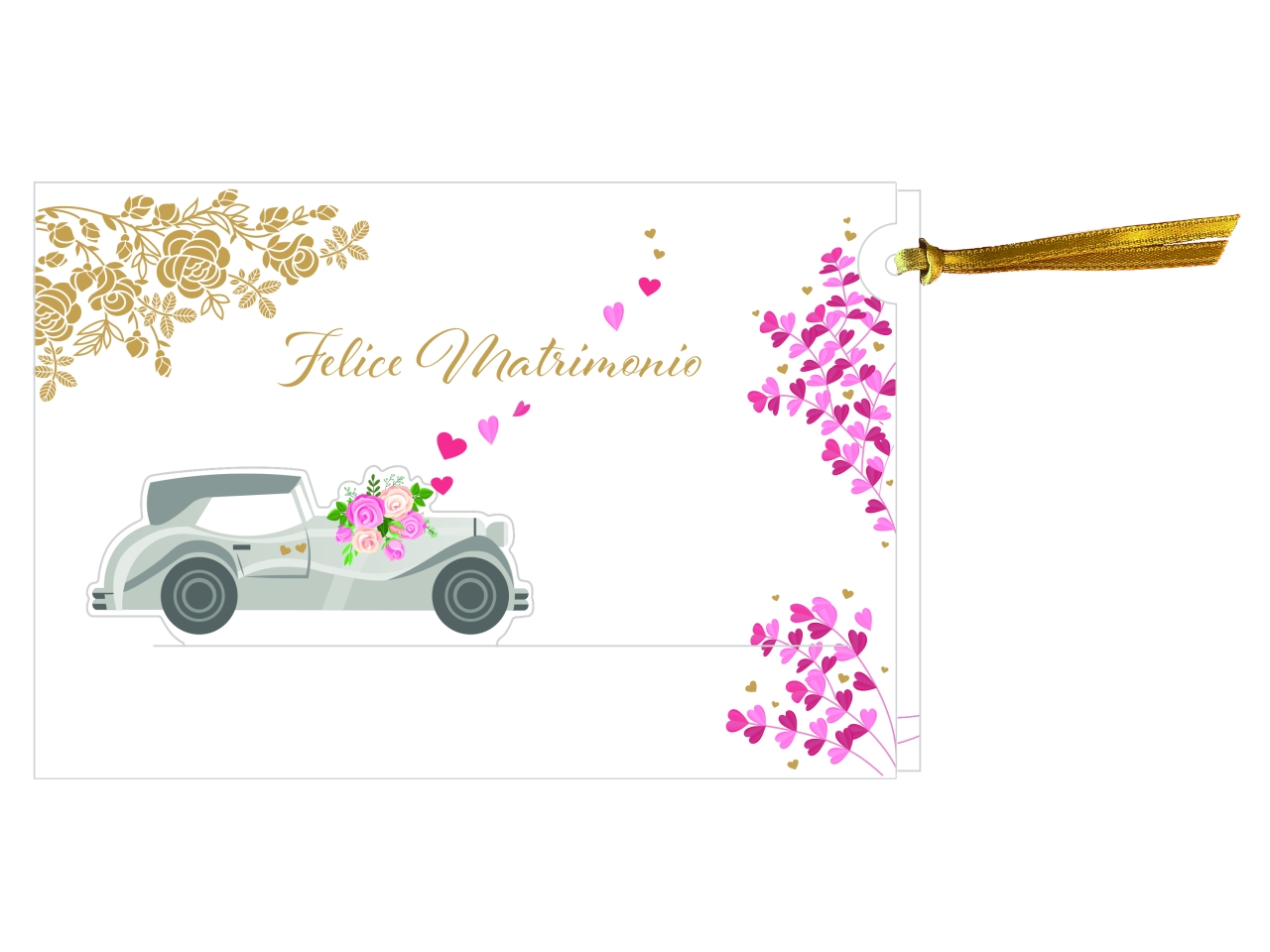 BIGLIETTO P.SOLDI MATRIMONIO FE10207PS/B