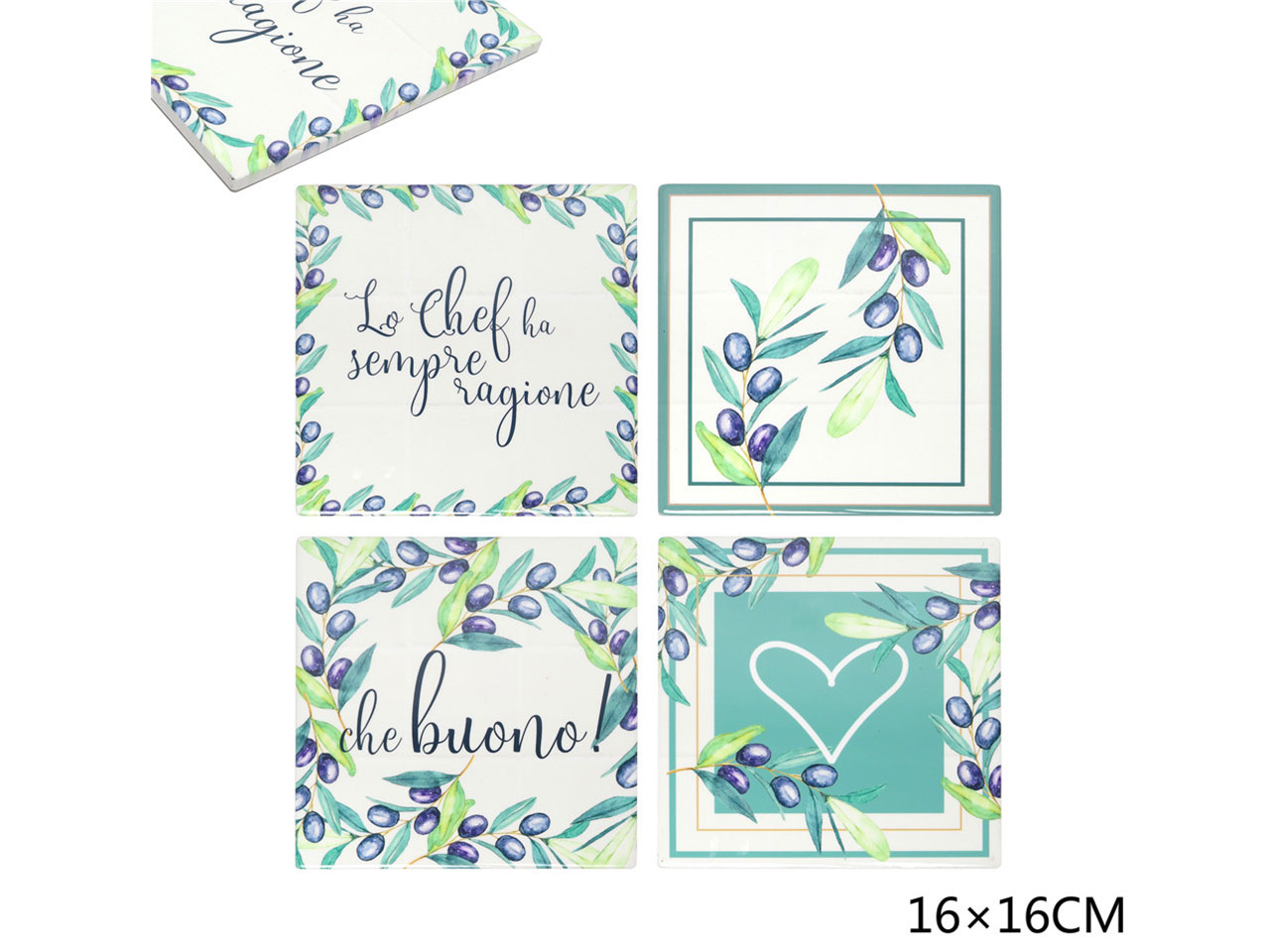 PIASTRELLA DECORATIVA 16X16CM 6836913 PIASTRELLA DECORATIVA 16X16CM 6836913