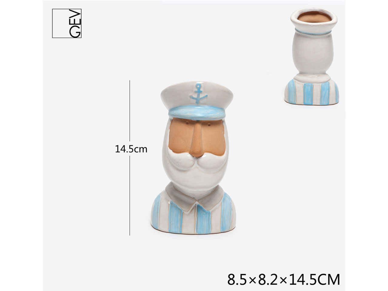 VASO CAPITANO 8,5X8,2CM 6623148 VASO CAPITANO 8,5X8,2CM 6623148