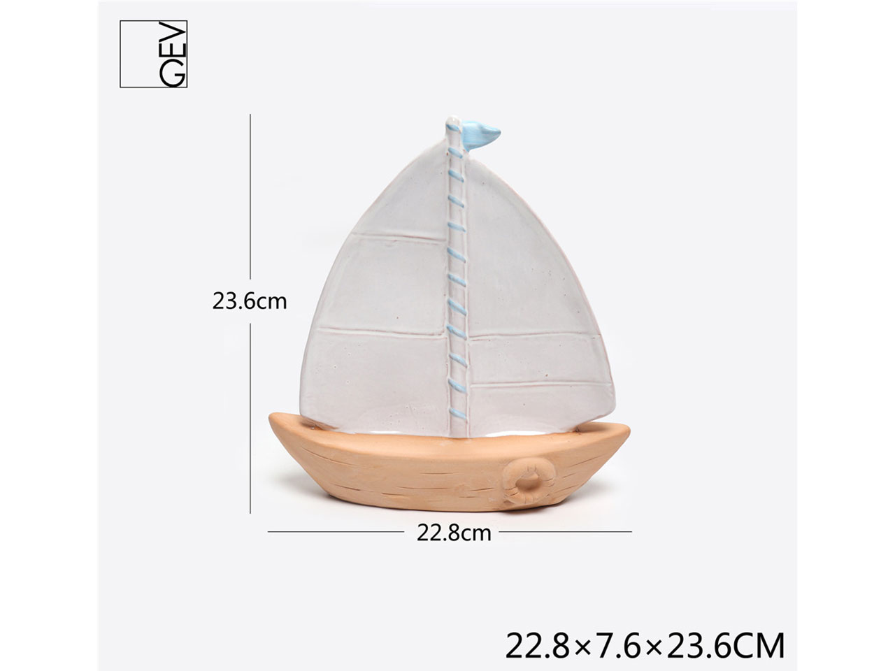 BARCA A VELA 22,8X7,6CM 6623131 BARCA A VELA 22,8X7,6CM 6623131