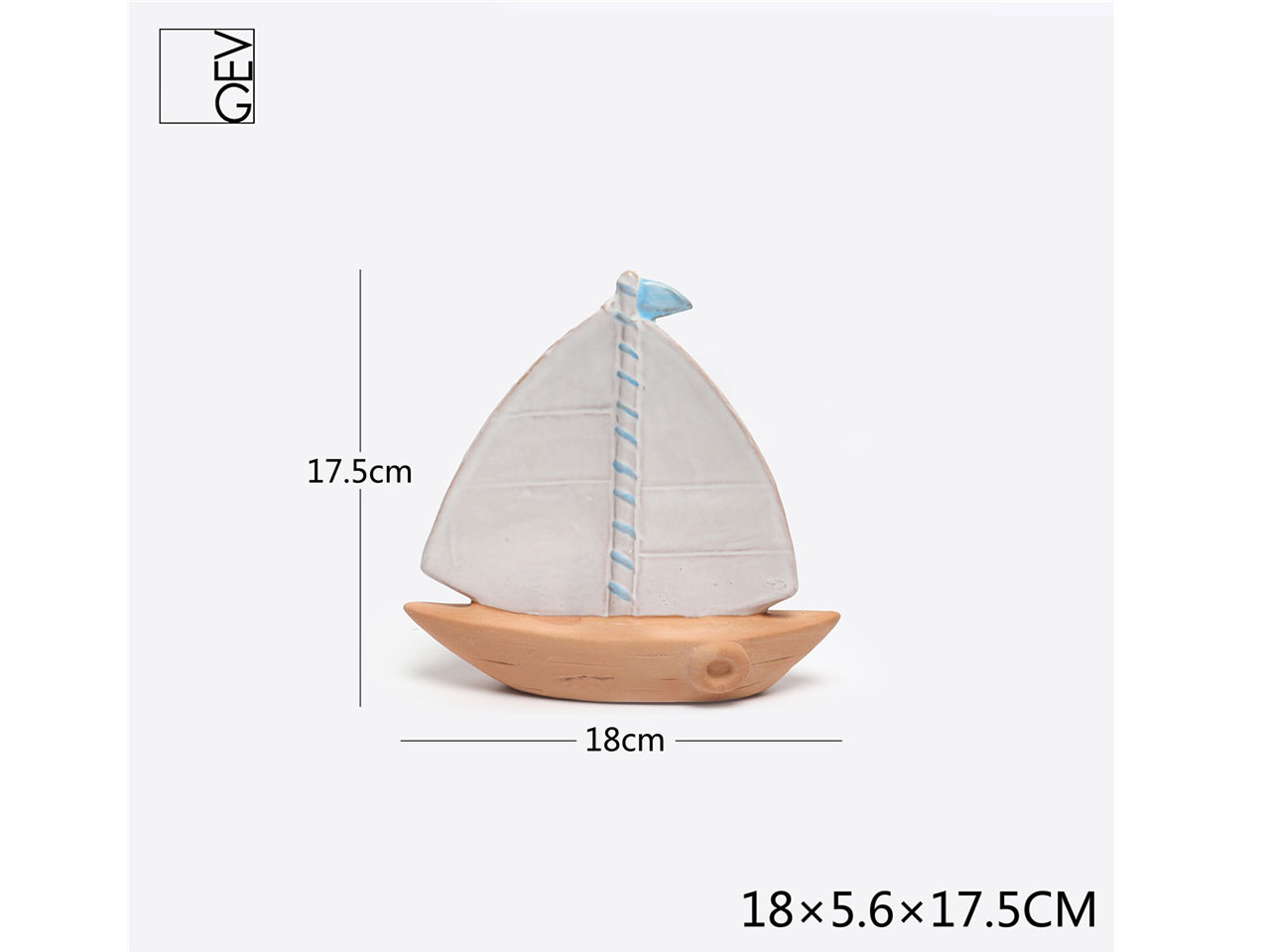 BARCA A VELA 18X5,6CM 6623124 BARCA A VELA 18X5,6CM 6623124