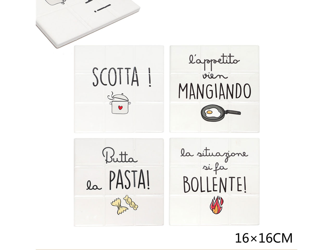 PIASTRELLA DECORATIVA 16X16CM 6837057 PIASTRELLA DECORATIVA 16X16CM 6837057