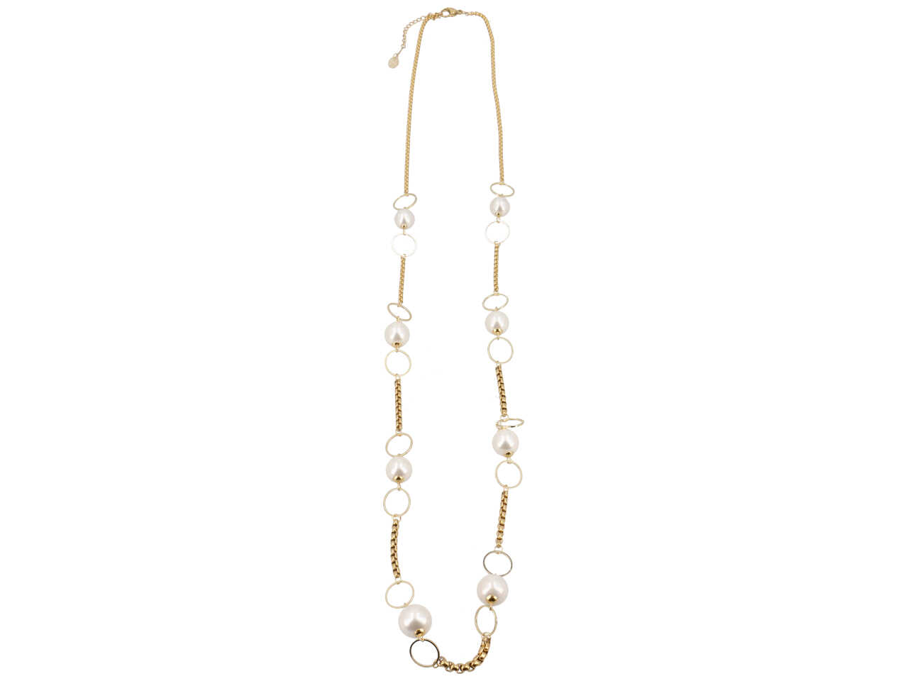 COLLANA ACCIAIO+PERLA MALLORCA C 25060