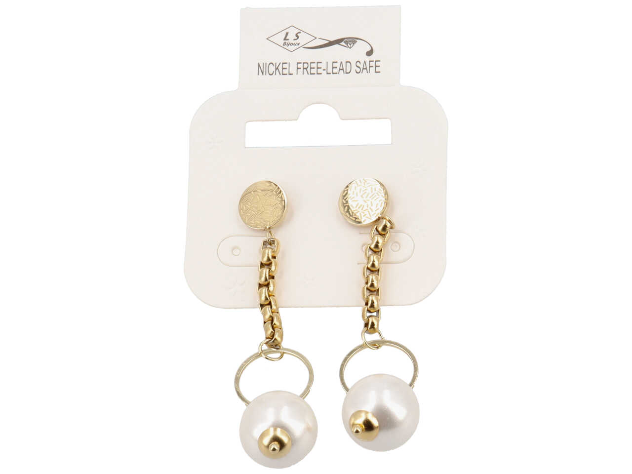 ORECCHINO ACCIAIO+PERLA MALLORCA O 25060 ORECCHINO ACCIAIO+PERLA MALLORCA O 25060