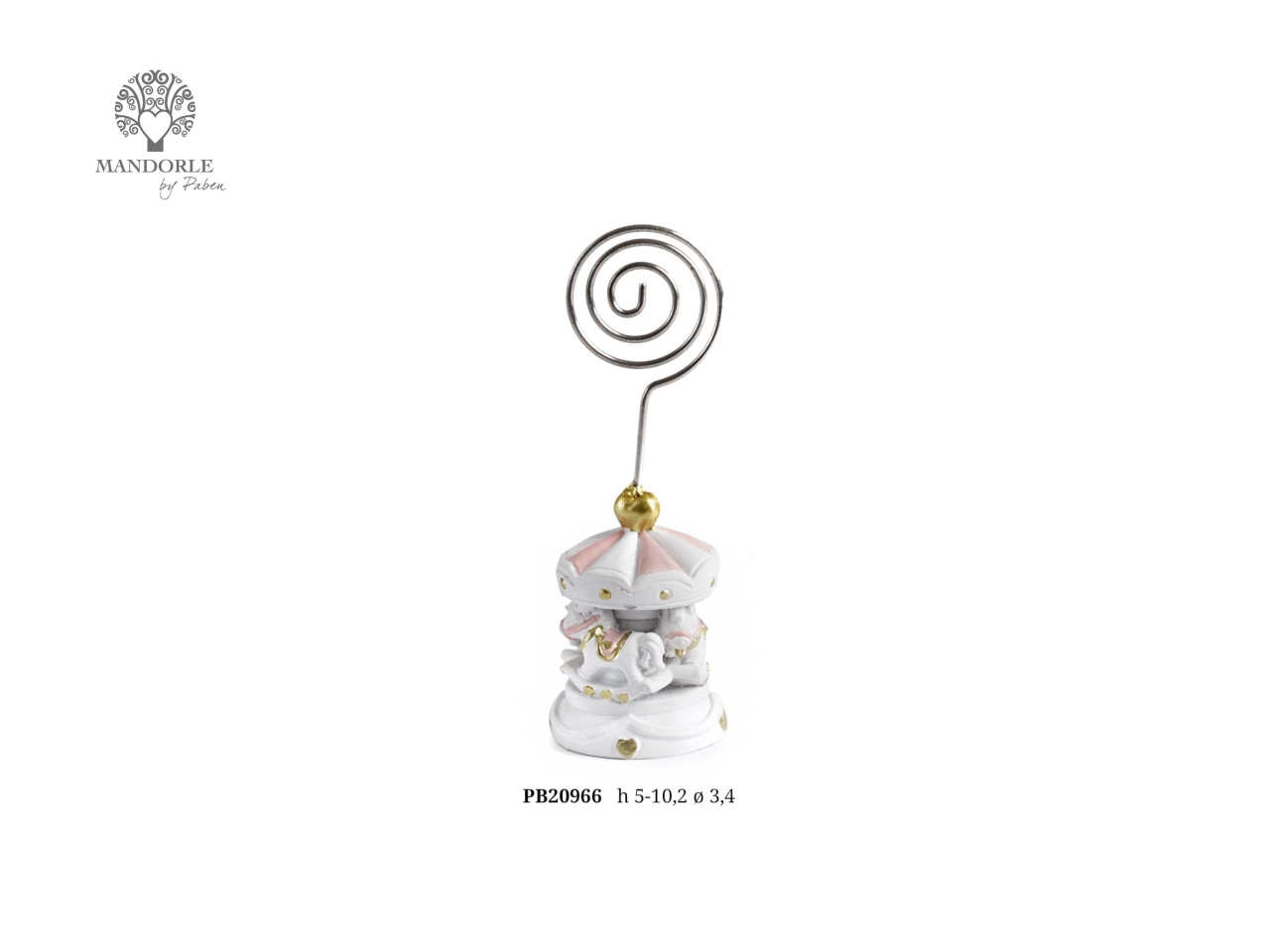 CLIP PORTAFOTO GIOSTRINA10,2CM ROSA PB20966