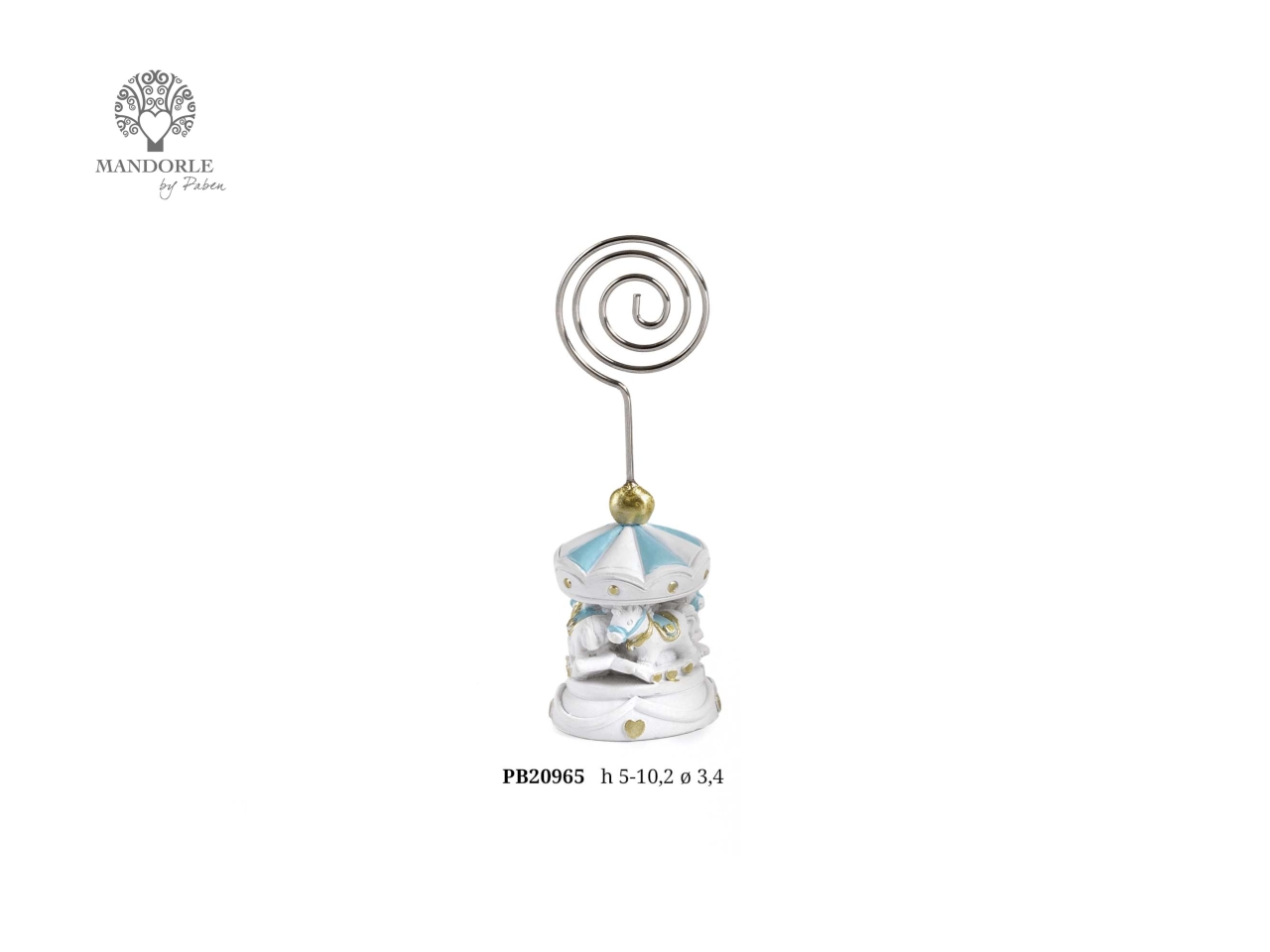 CLIP PORTAFOTO GIOSTRINA10,2CM AZZ. PB20965