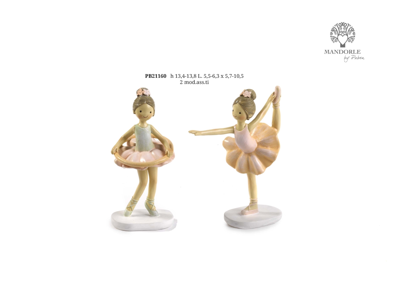 BALLERINA RESINA 13,8CM ASS. PB21160