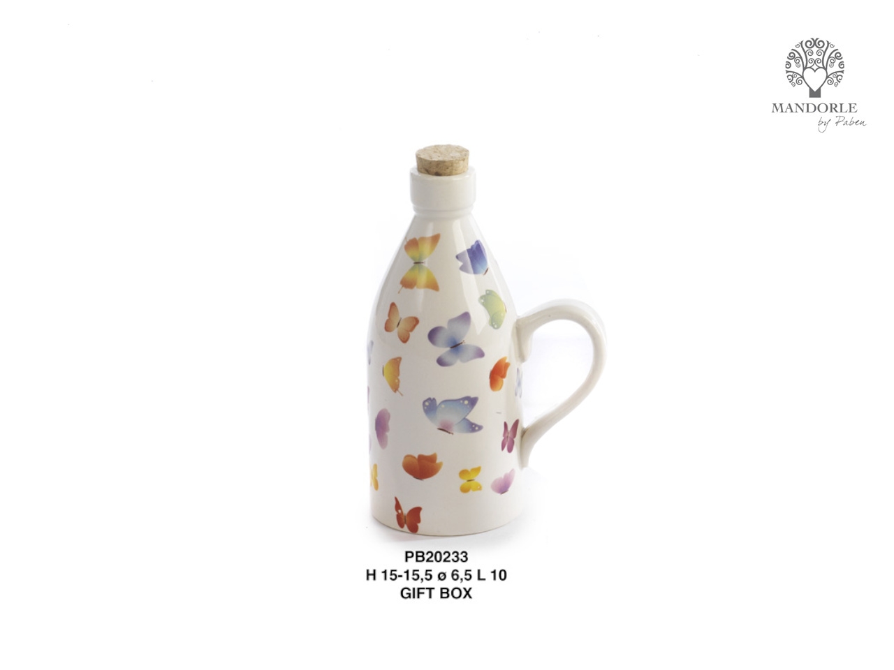 SET 2OLIERE DEC.FARFALLE 15.5CM PB20233 SET 2OLIERE DEC.FARFALLE 15.5CM PB20233