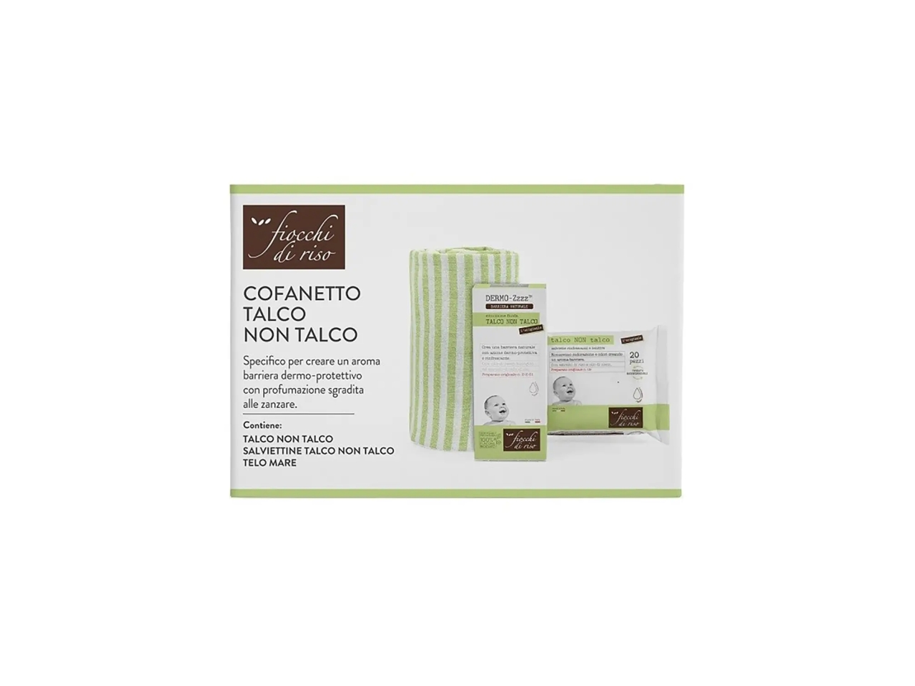 FIOCCHI DI RISO COFANETTO TALCO 00095006200000$