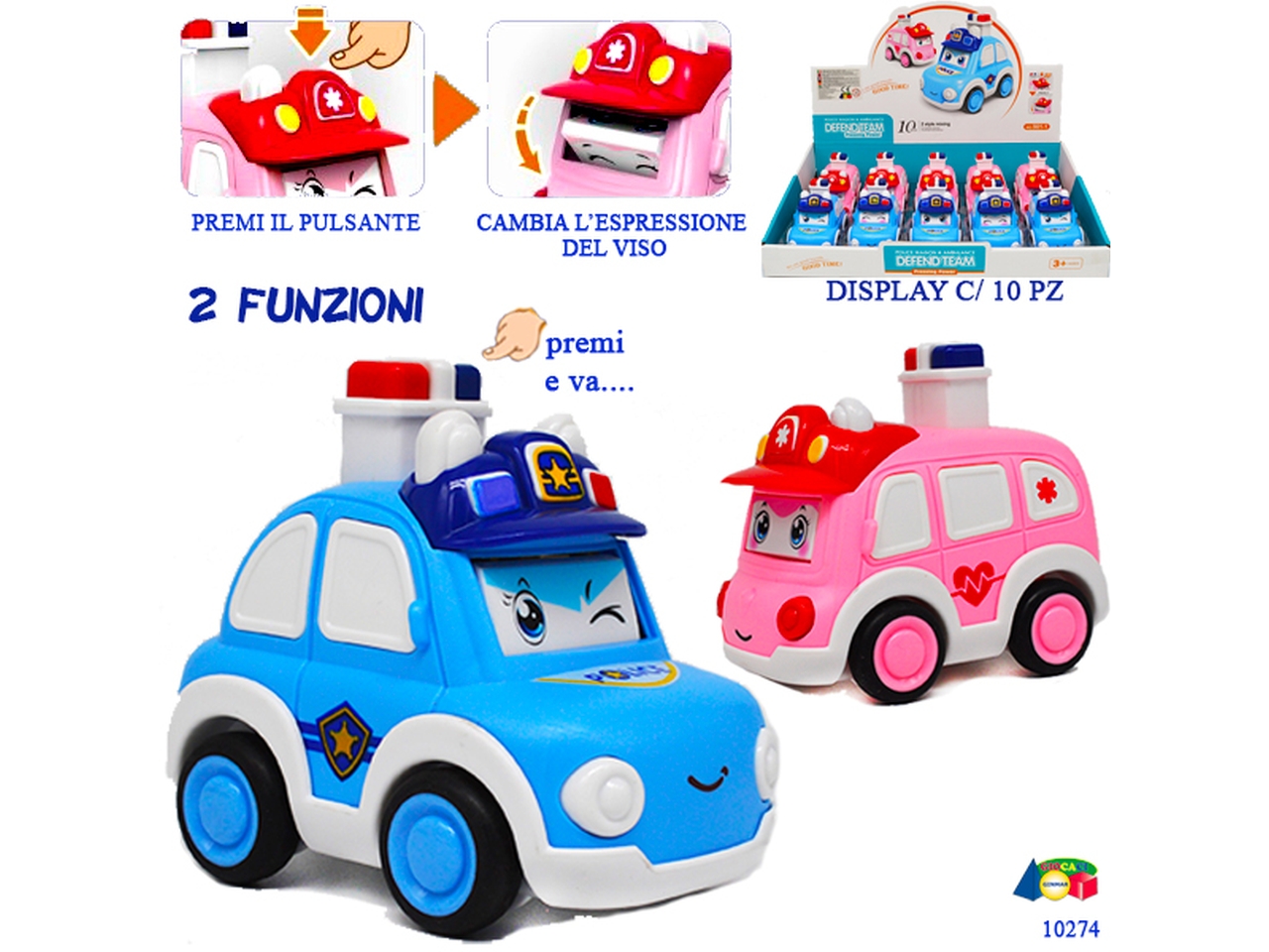 MEZZO POLIZIA/POMPIERI, PREMI E VA 10274 MEZZO POLIZIA/POMPIERI, PREMI E VA 10274