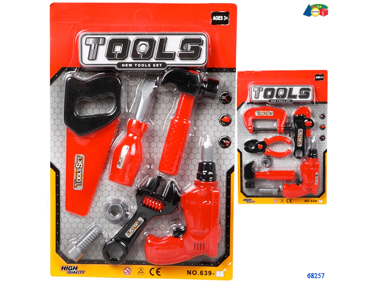 SET ATTREZZI LAVORO C/TRAPANO+MARTELLO ASS.68257