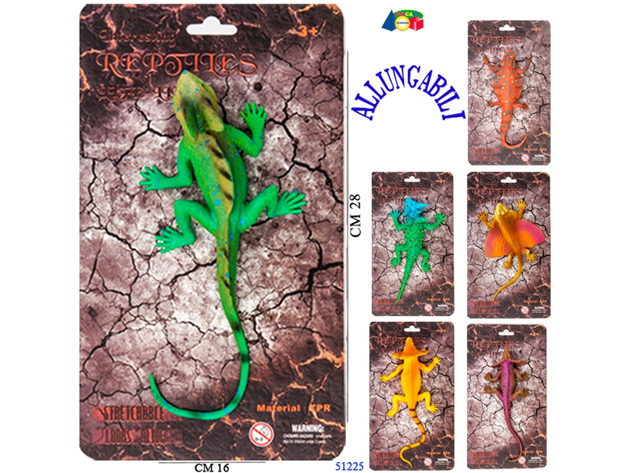 SET LUCERTOLA ALLUNGABILE ASS. 51225