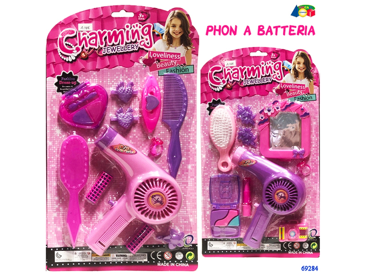 SET BELLEZZA C/PHON ED ACC.ASS. 69284