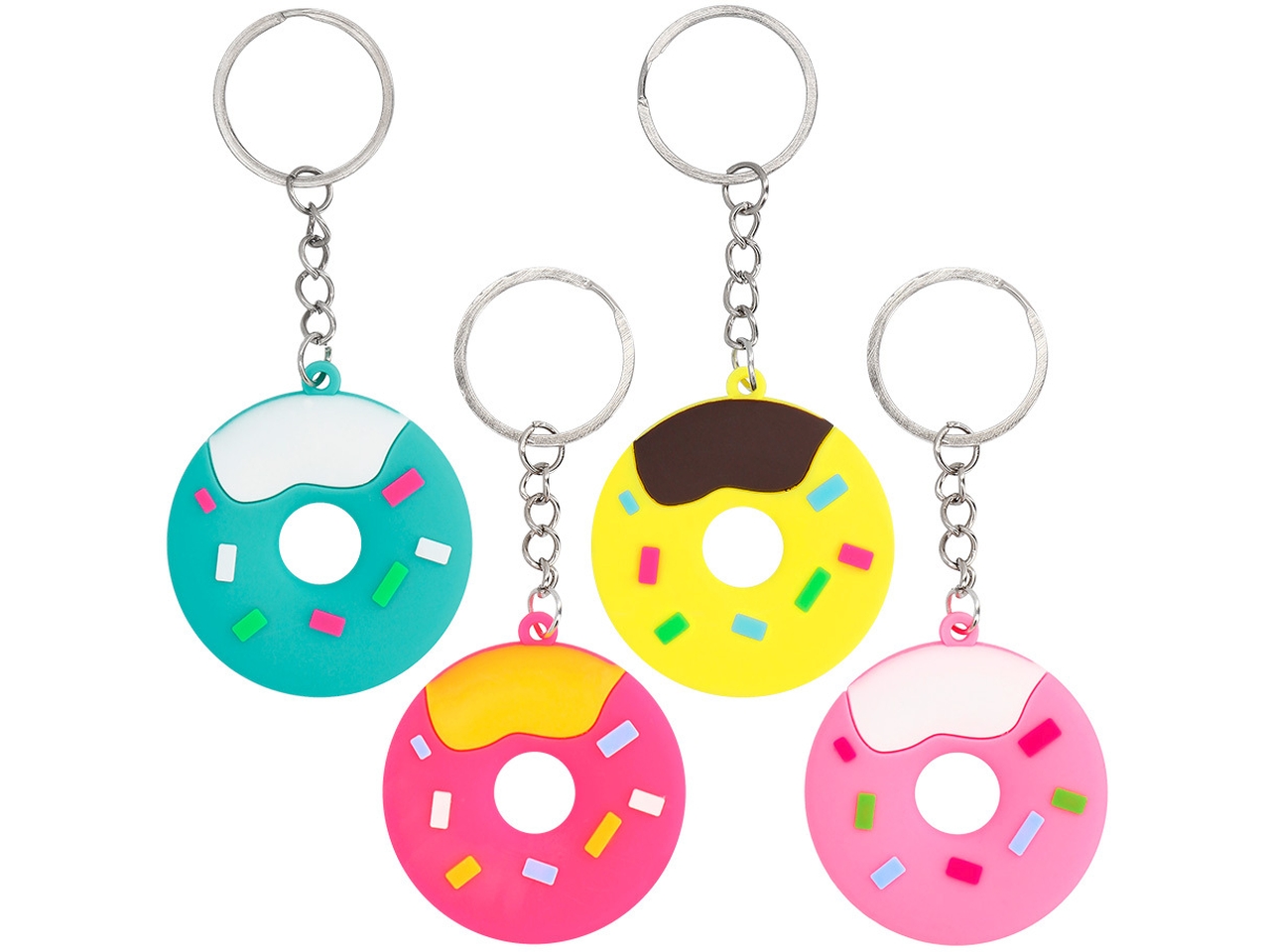 PORTACHIAVI DONUT 4 COL.D.4,5CM 530802 PORTACHIAVI DONUT 4 COL.D.4,5CM 530802