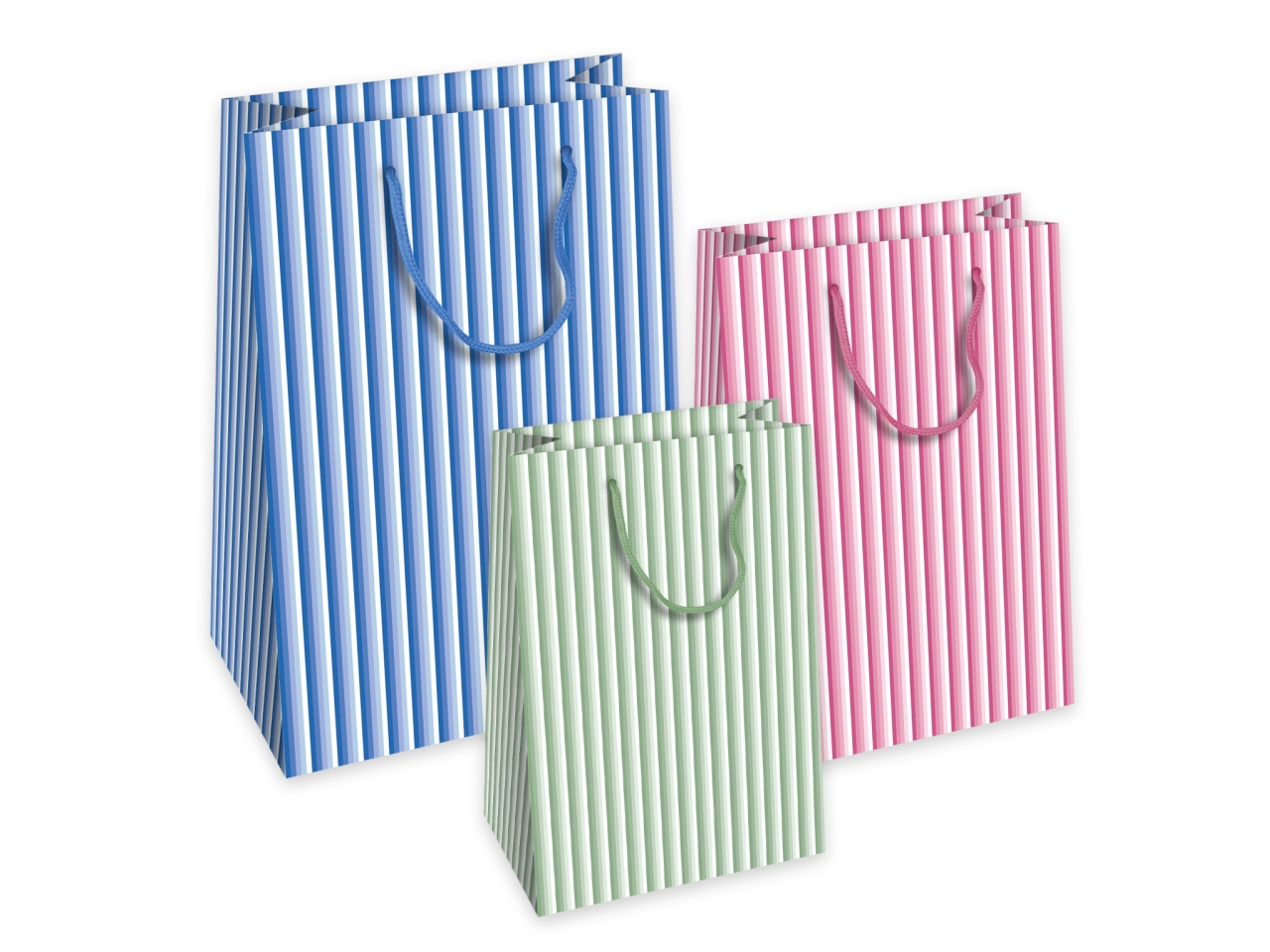 SHOPPER CARTA RIGATA 18X11X23CM SH54746