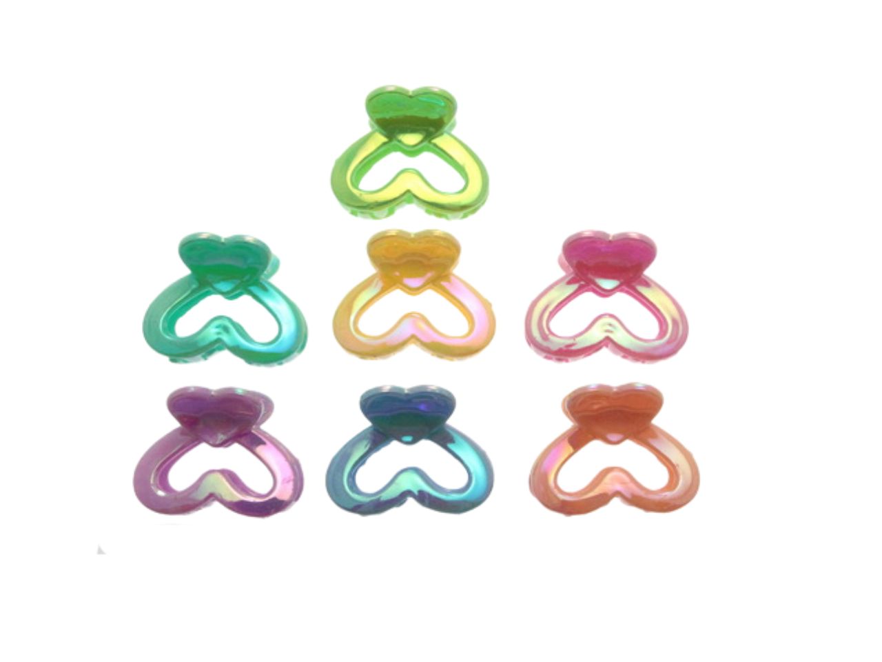 PINZA MINI CUORE BOREALE 6PZ H015882F PINZA MINI CUORE BOREALE 6PZ H015882F