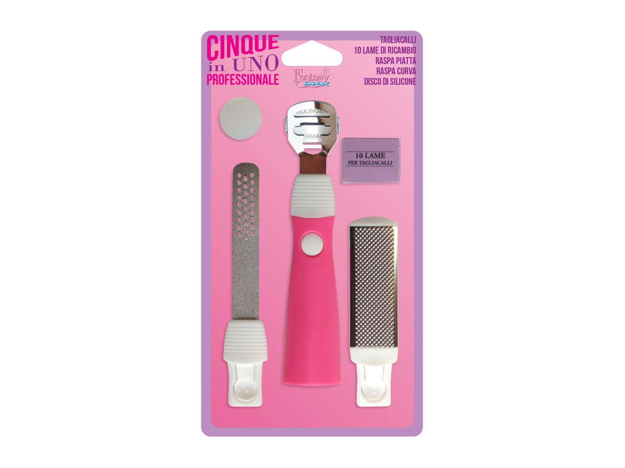 SET PEDICURE 5 IN 1 C/TAGLIACALLI 1319