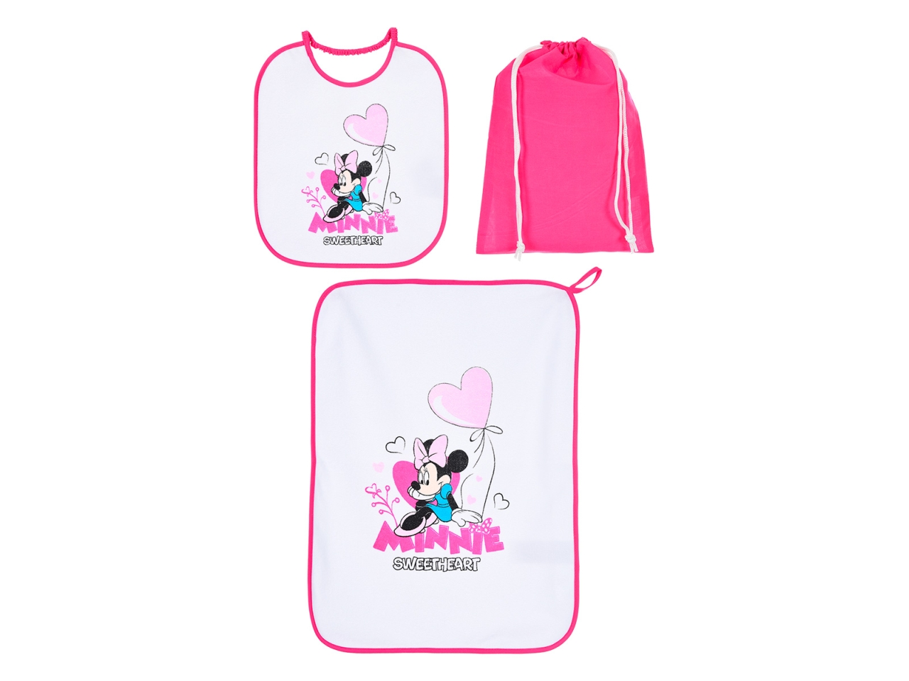MINNIE SET 3PZ.SACCA+TOVAG.+BAVAG. YE09013