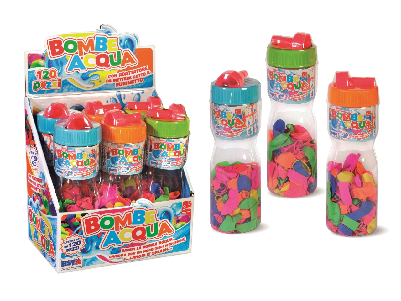 LATTINA C/120PZ BOMBE ACQUA 11807