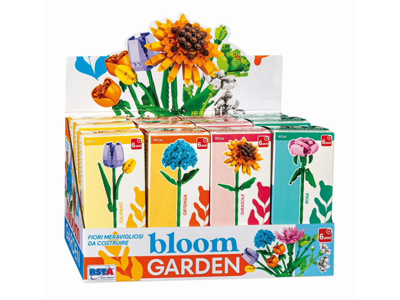 BLOOM GARDEN FIORI IN 4 ASS. 12092