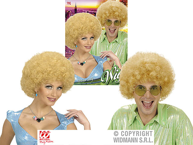 PARRUCCA RICCIA UNISEX BIONDA 5978D PARRUCCA RICCIA UNISEX BIONDA 5978D