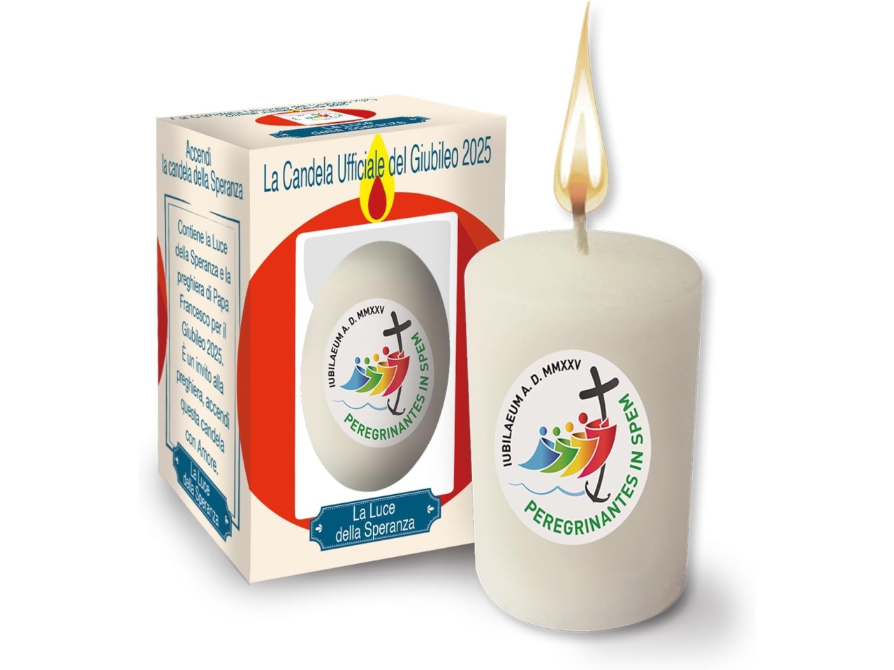 CERO CANDELA GIUBILEO 2025 40X7CM 5851 CERO CANDELA GIUBILEO 2025 40X7CM 5851