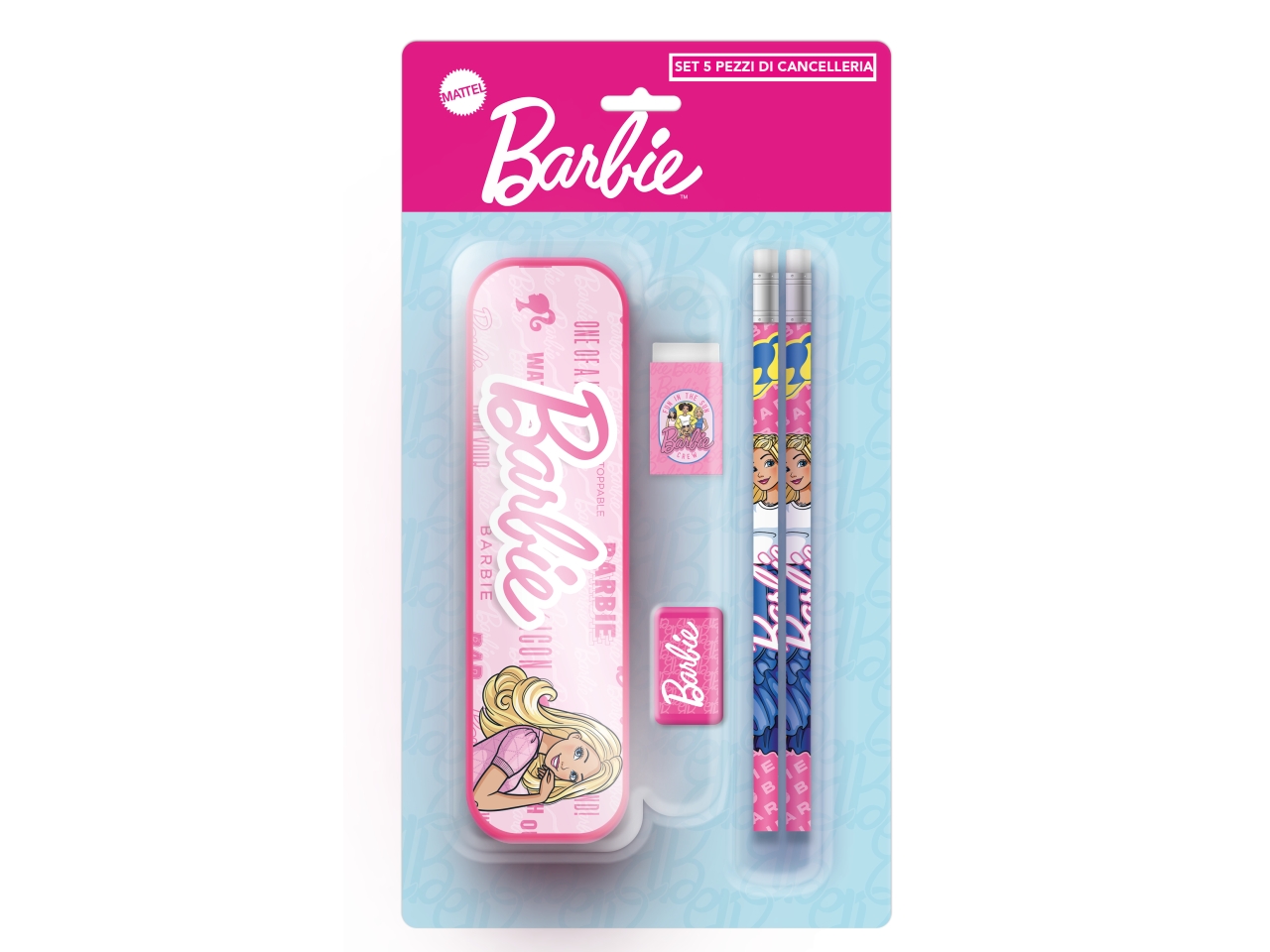 BARBIE SET CANCELLERIA 52PZ BR1051 BARBIE SET CANCELLERIA 52PZ BR1051