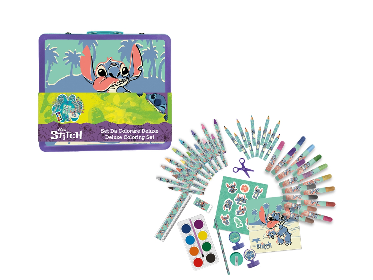 STITCH SET DA COLORARE DELUXE LST1144