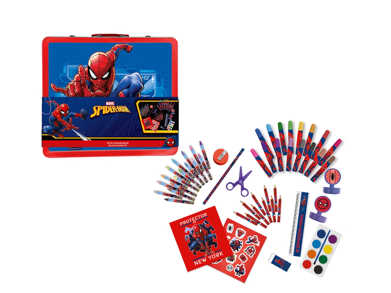 SPIDERMAN SET DA COLORARE DELUXE SP1144