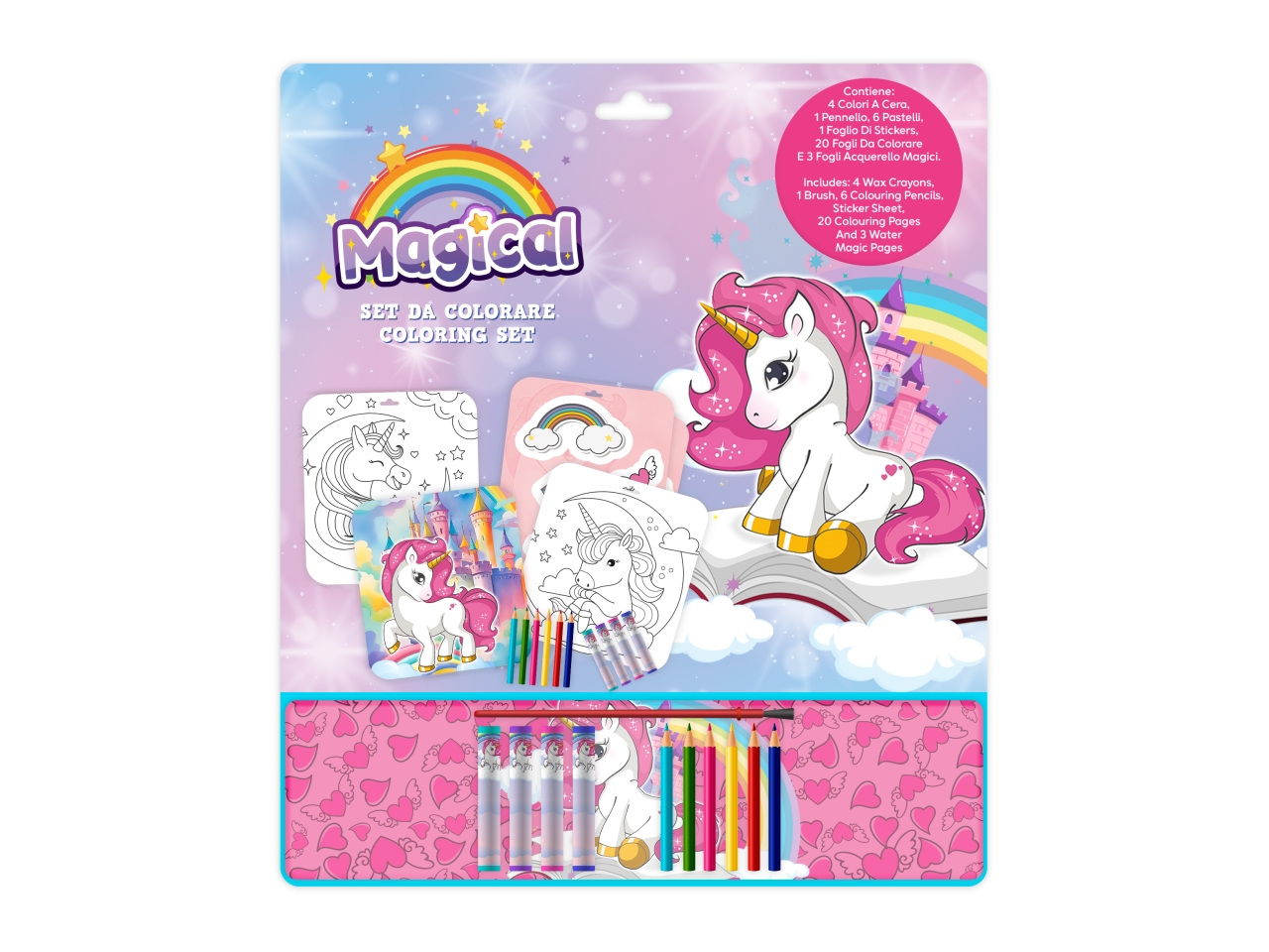 UNICORN COLOURING SET UNI1147