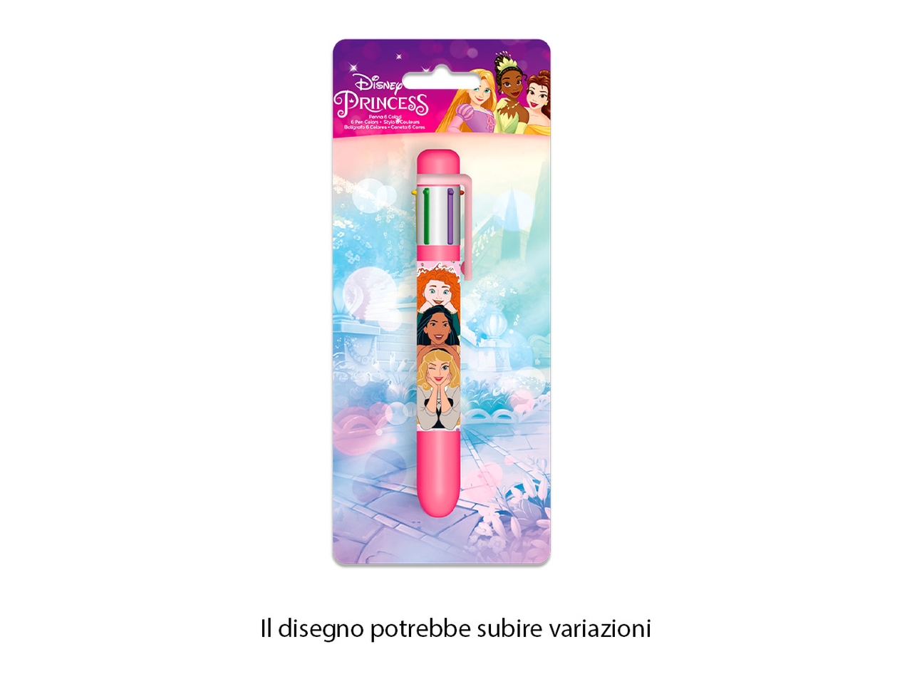 PRINCESS PENNA CON 6 COLORI PR1041