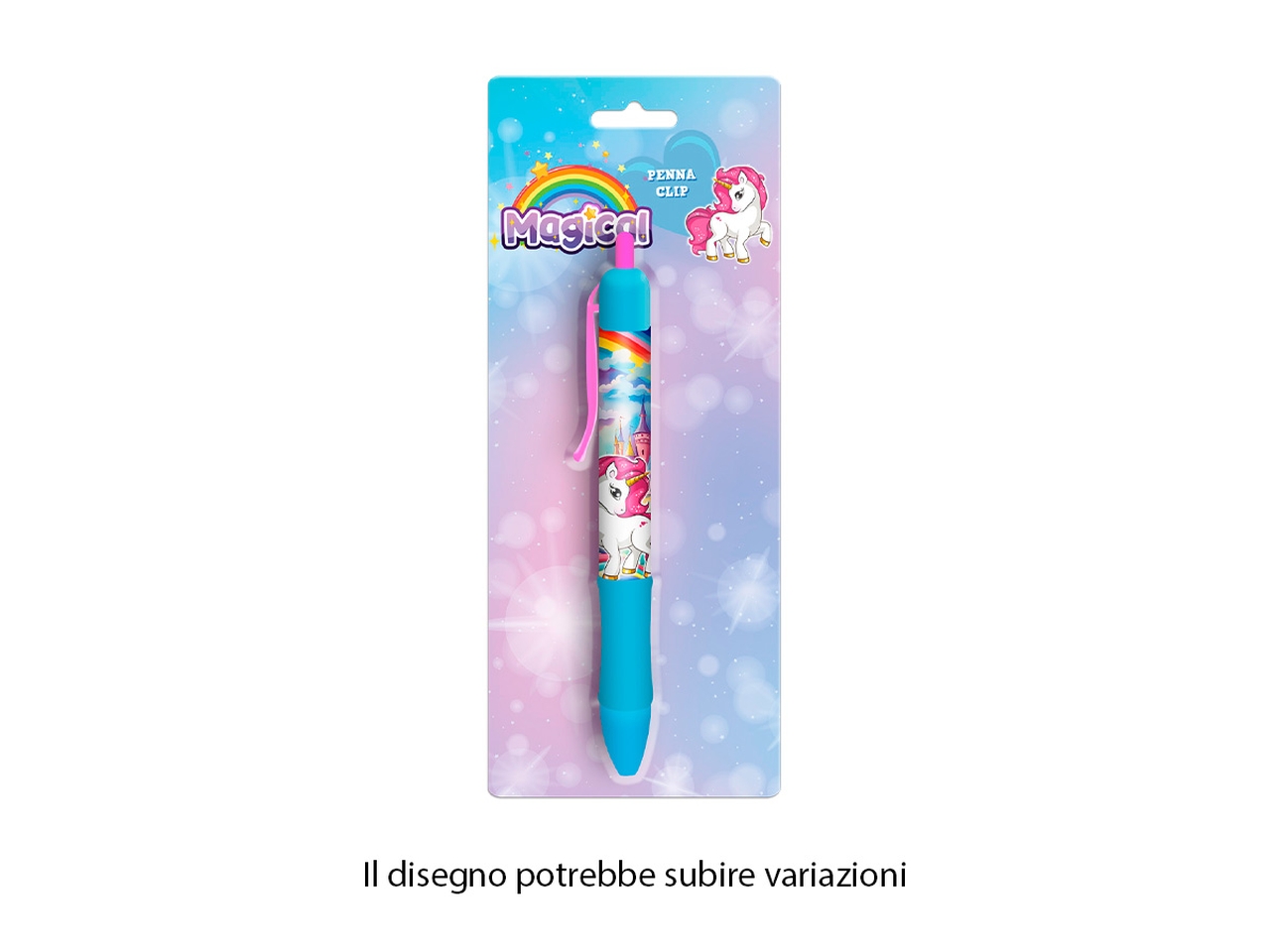 UNICORN PENNA CLIP IN BLISTER UNI0954