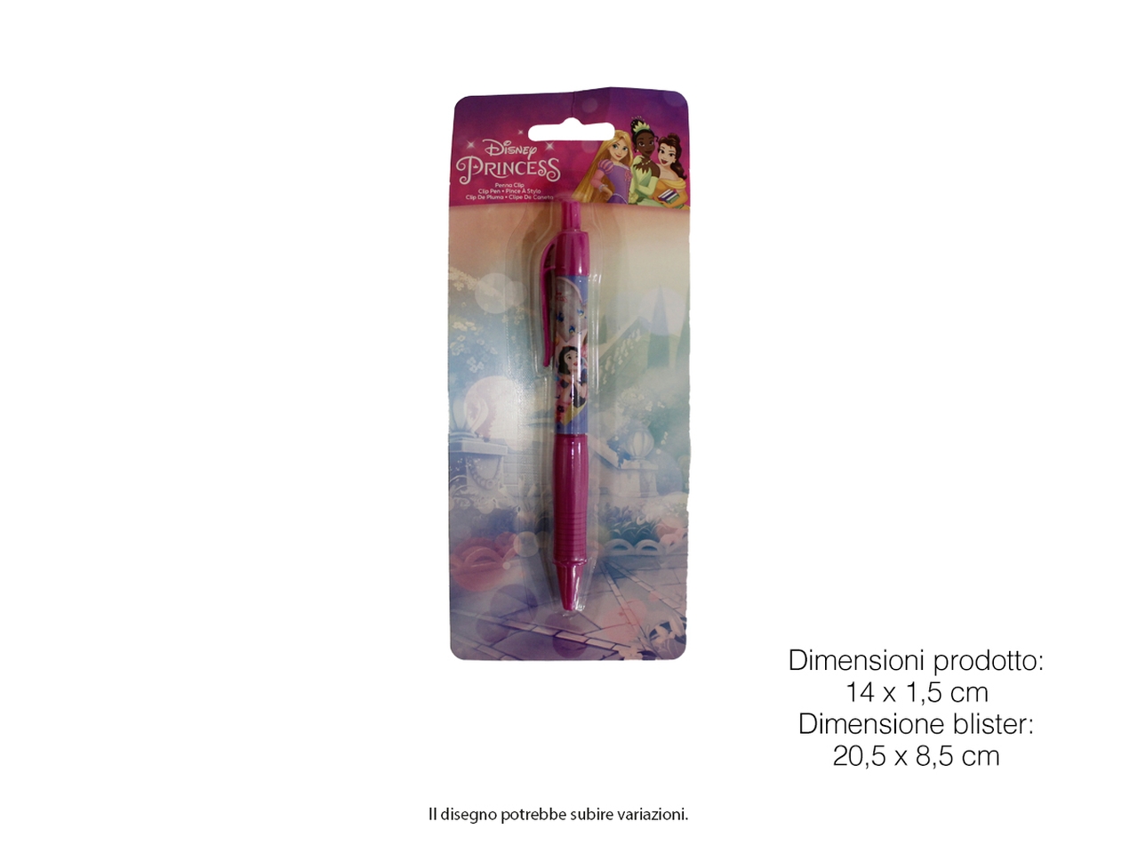 PRINCESS PENNA CLIP IN BLISTER PR0954