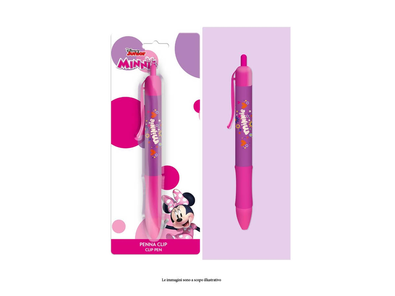 MINNIE PENNA CLIP IN BLISTER MIN0954