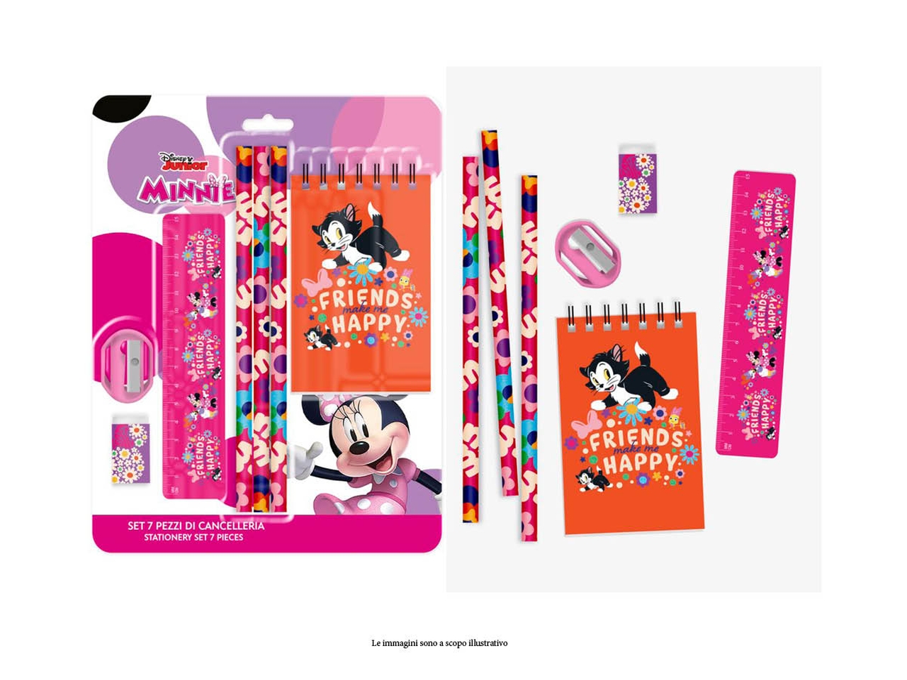 MINNIE SET CANCELLERIA 7PZ MIN0944 MINNIE SET CANCELLERIA 7PZ MIN0944