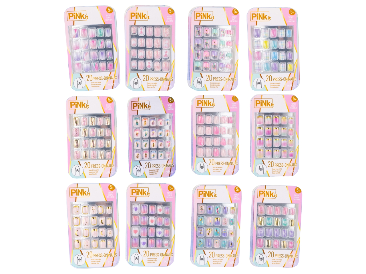 PINK IT PRESS ON NAILS 40064 PINK IT PRESS ON NAILS 40064