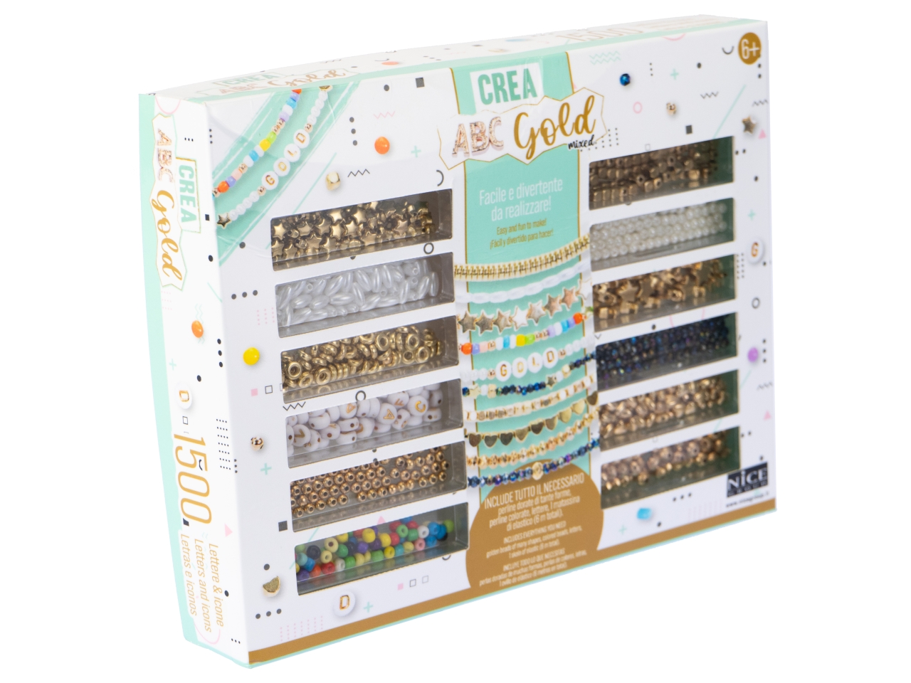 PERLINE ABC GOLD MIXED 87048