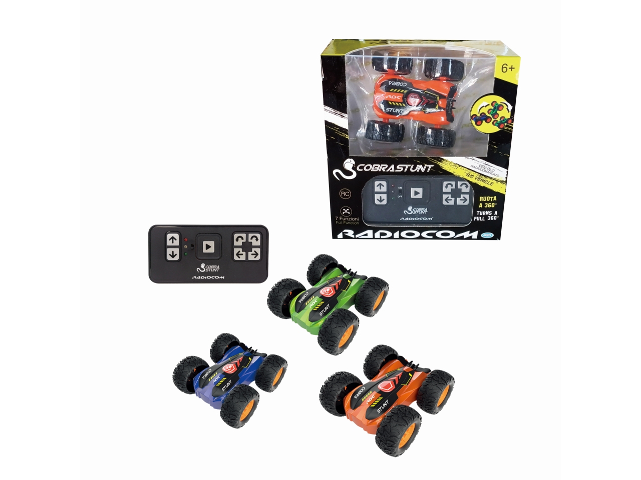 RADIOCOM COBRA STUNT AUTO RC 40735 RADIOCOM COBRA STUNT AUTO RC 40735