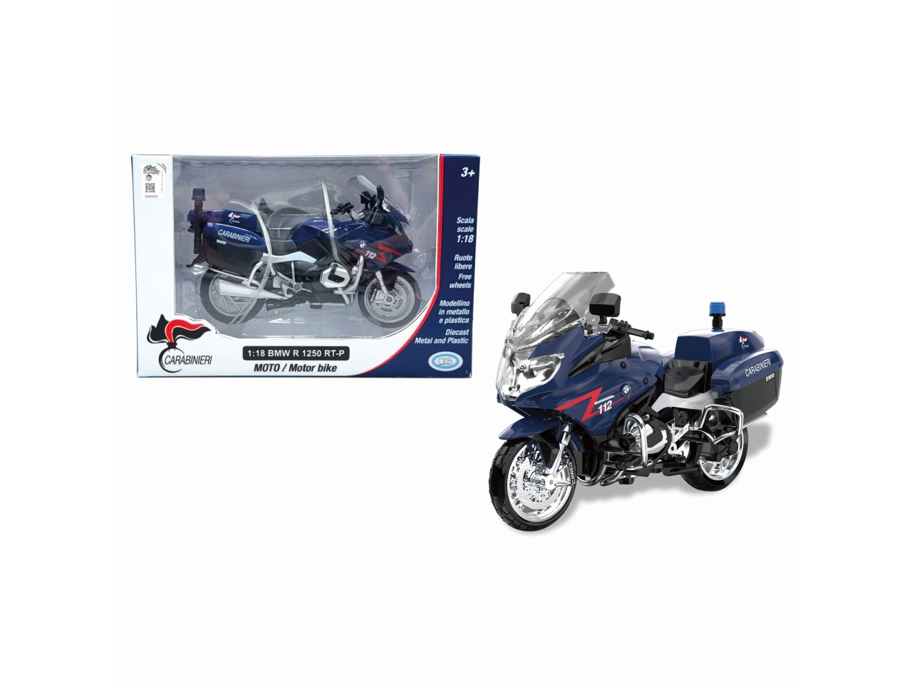 SILVER WHEEL CARABINIERI MOTO BMW 41001
