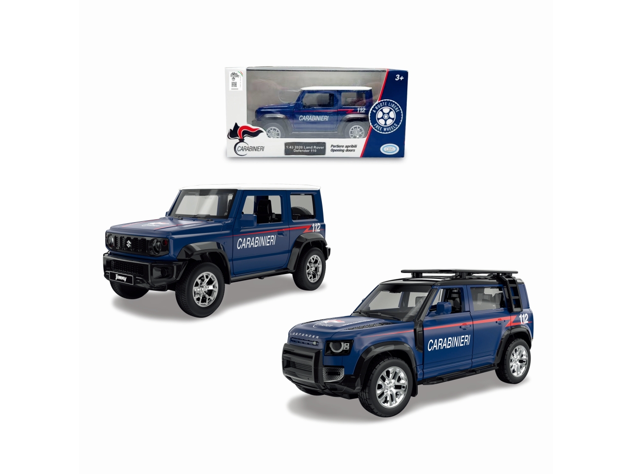 SILVER WHEEL CARABINIERI AUTO ASS 41002