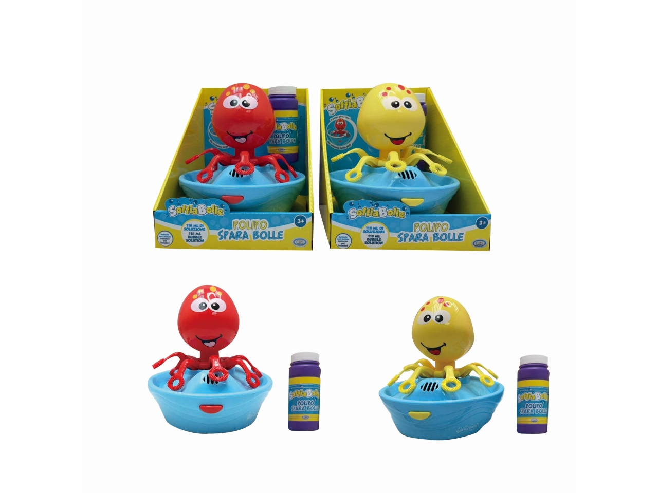SOFFIABOLLE, POLIPO SPARA BOLLE 34476