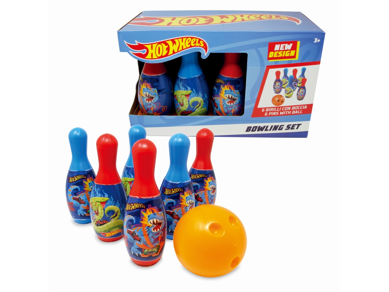 HOT WHEELS BOWLING SET BIRILLI 20CM 42046