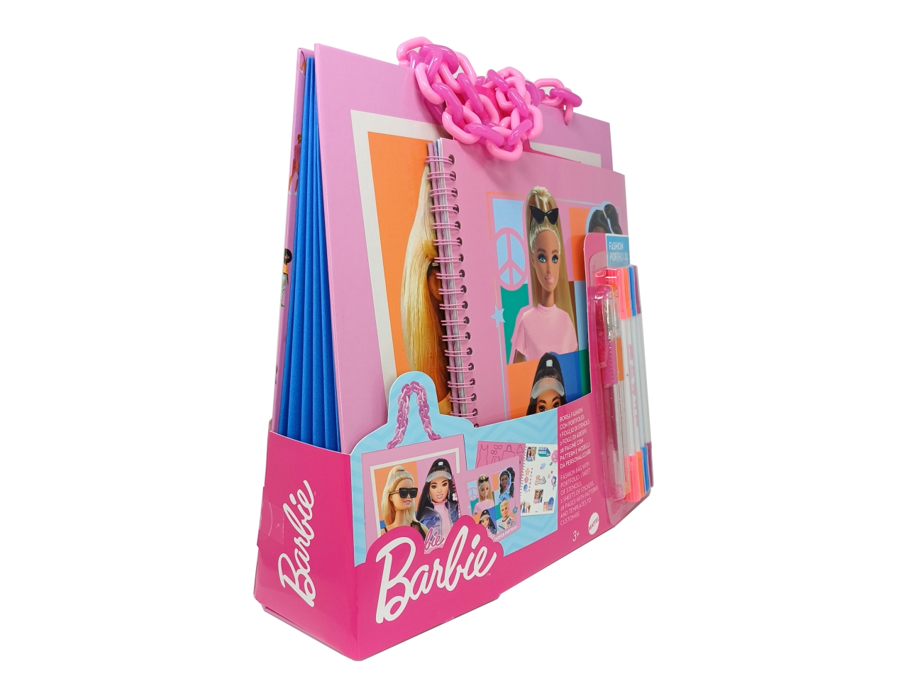 BARBIE BORSA PORTFOLIO C/PENNARELLI 44843