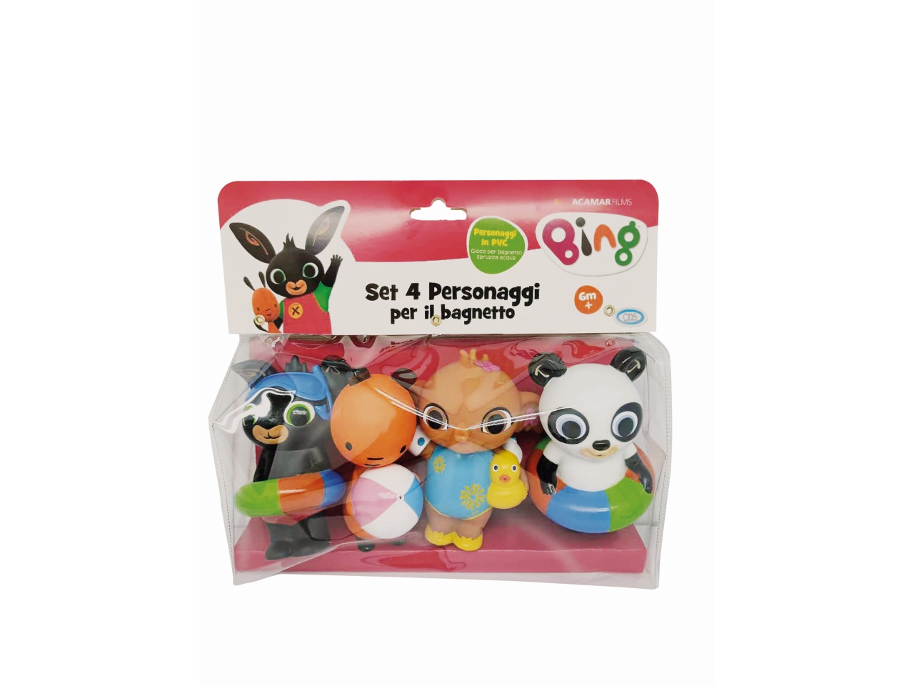 BING SET4 PERSONAGGI PER BAGNETTO 48701