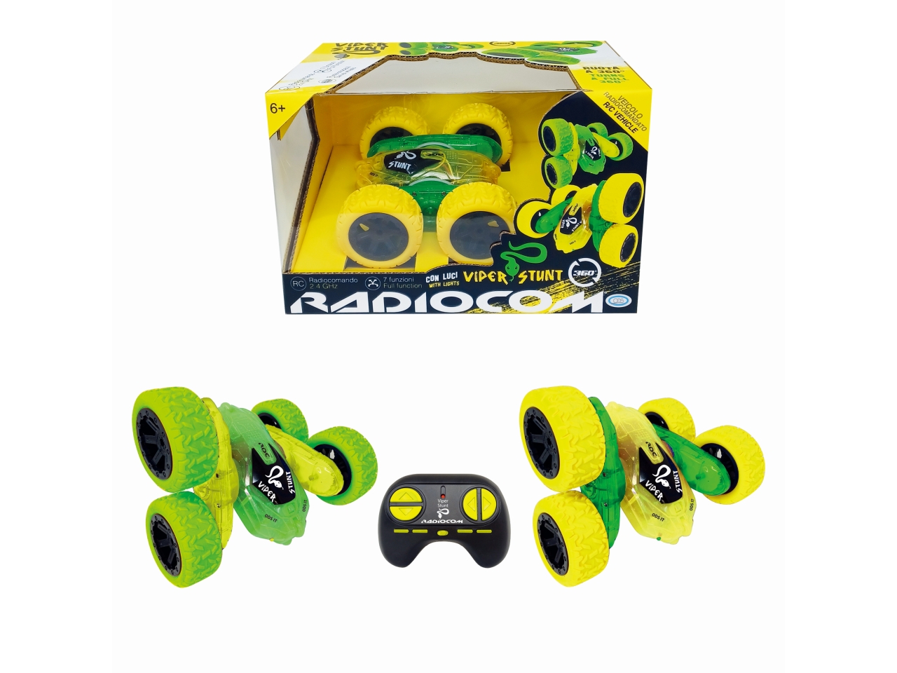 RADIOCOM VIPER STUNT AUTO RC 40736 RADIOCOM VIPER STUNT AUTO RC 40736