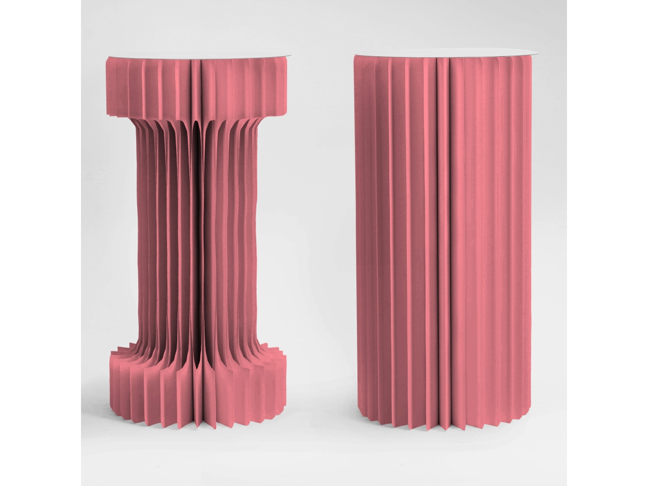 COLONNA 2FORME LED D.30H.80 ROSA A. 13720009