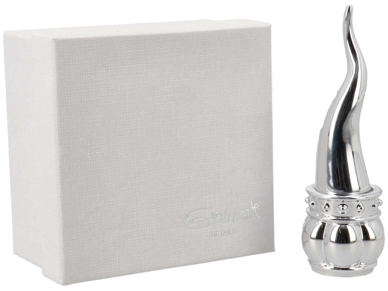 CORNO H.12CM C/CORONA ARGENTO 6231/785 CORNO H.12CM C/CORONA ARGENTO 6231/785