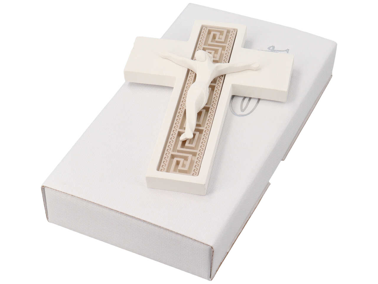 CROCE 13,5CM CON GRECA TORTORA 6210/786 CROCE 13,5CM CON GRECA TORTORA 6210/786